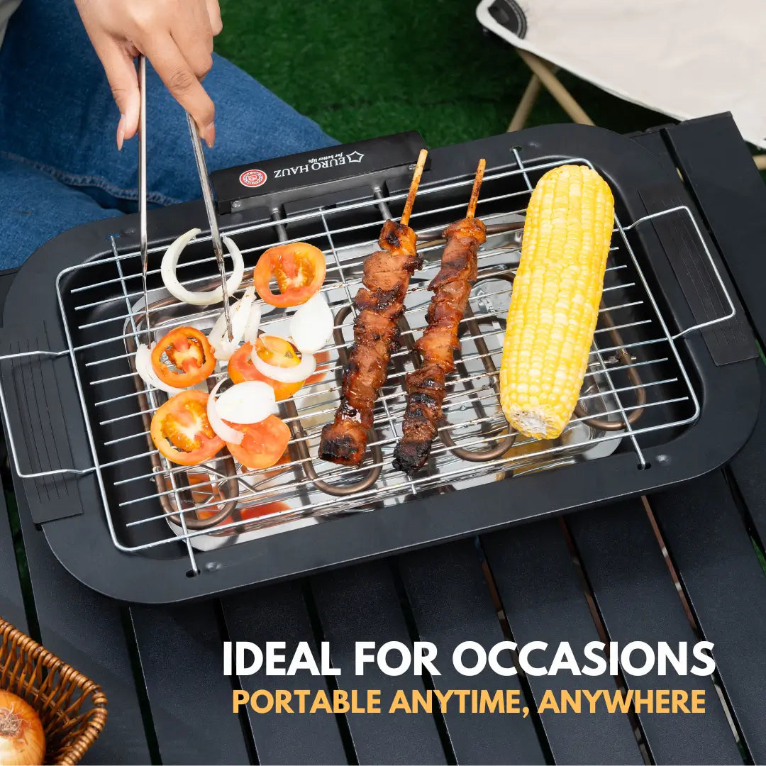 Eurohauz™ Smokeless Grill with FREE 8pcs KNIFE SET