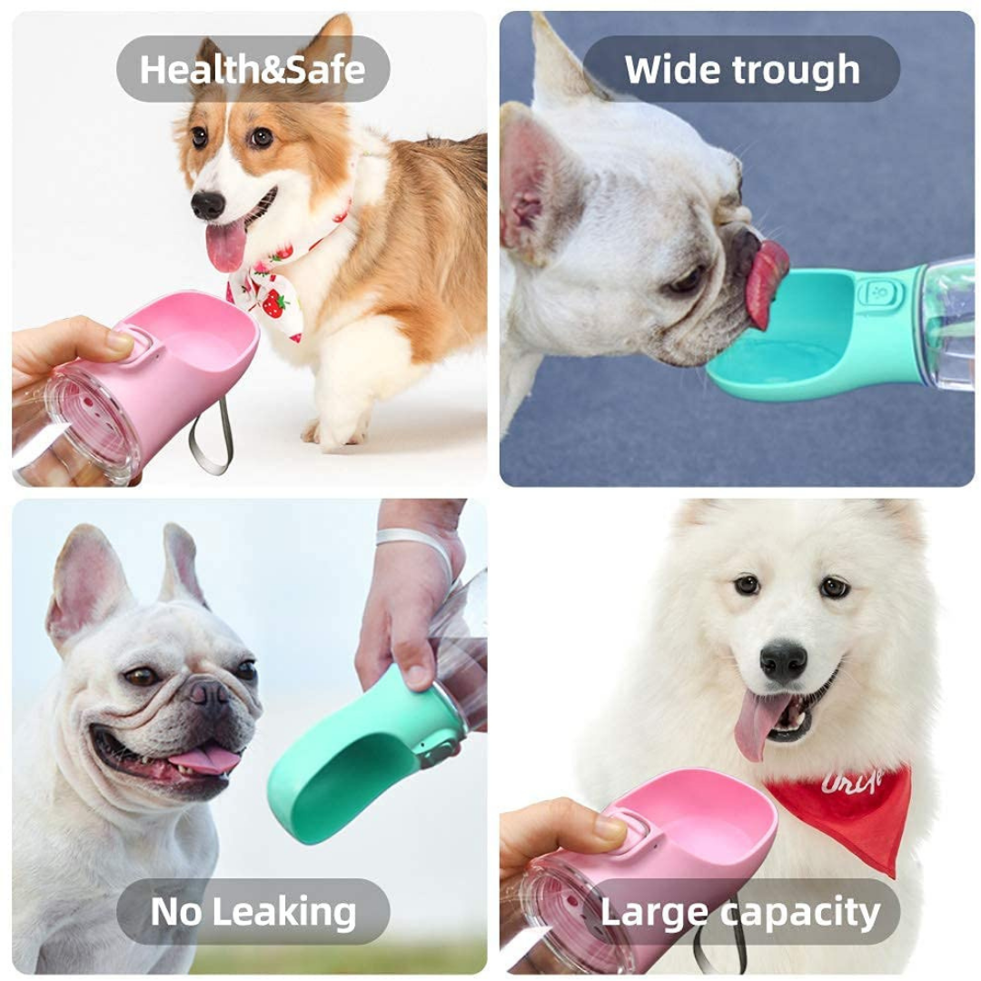 Portable Pet travel drinking bottle