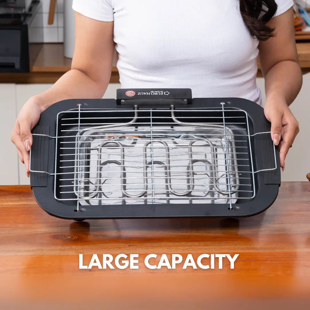 Eurohauz™ Smokeless Grill with FREE 8pcs KNIFE SET