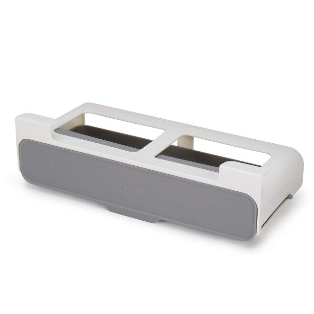 Easy Home Wall-mounted Under-Shelf Spice Organizer