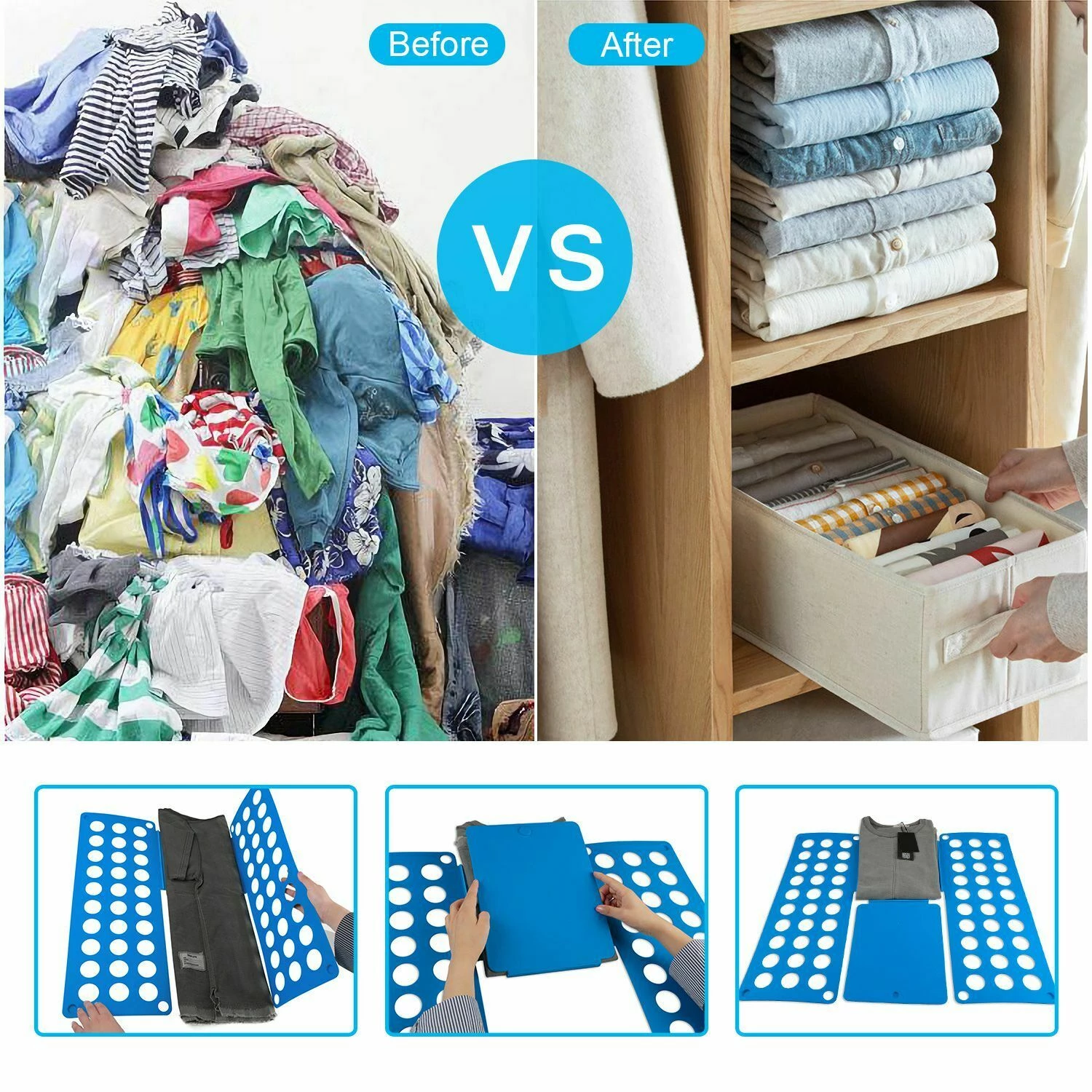Quick Shirt Folding Board