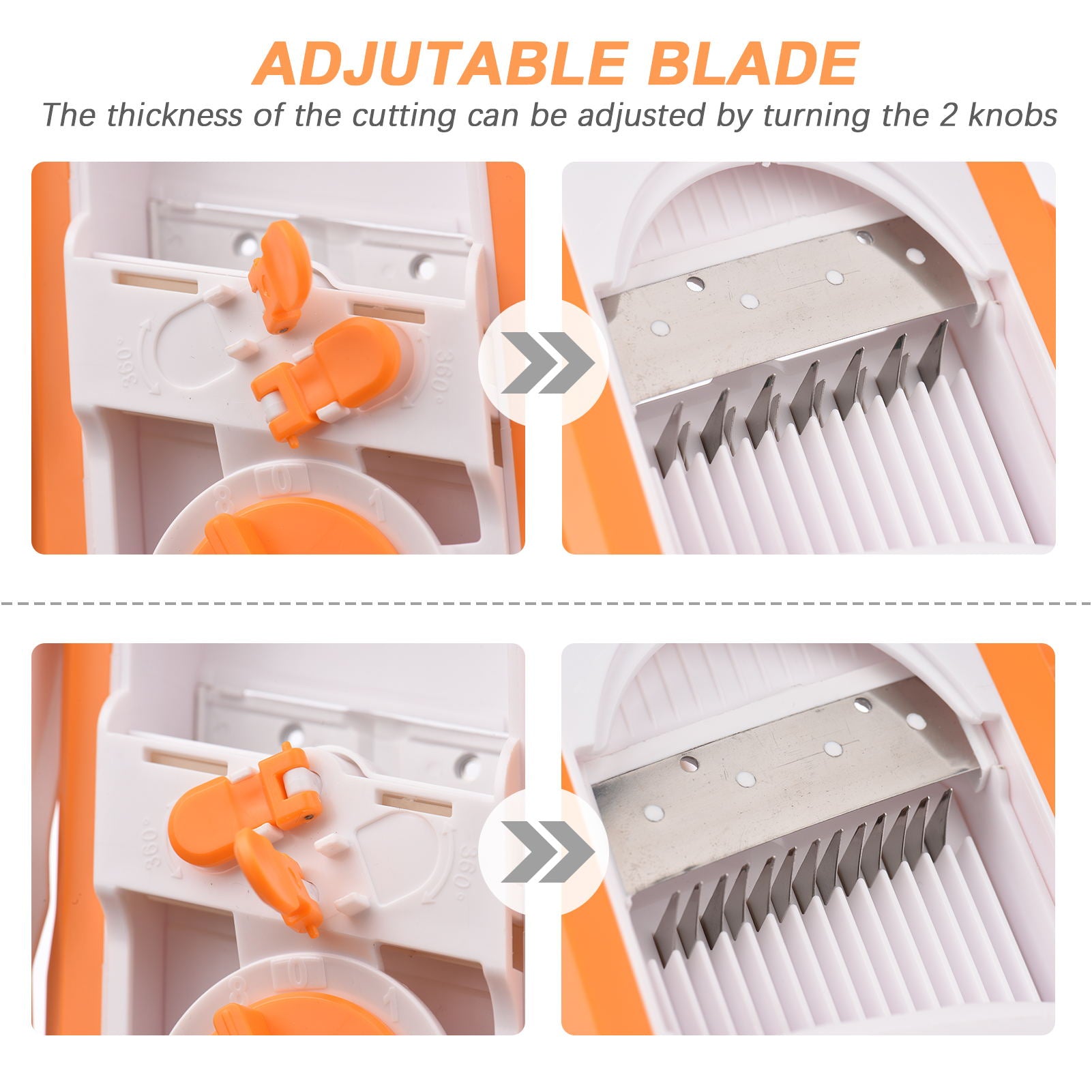 Euro Hauz 8 in 1 Vegetable Slicer