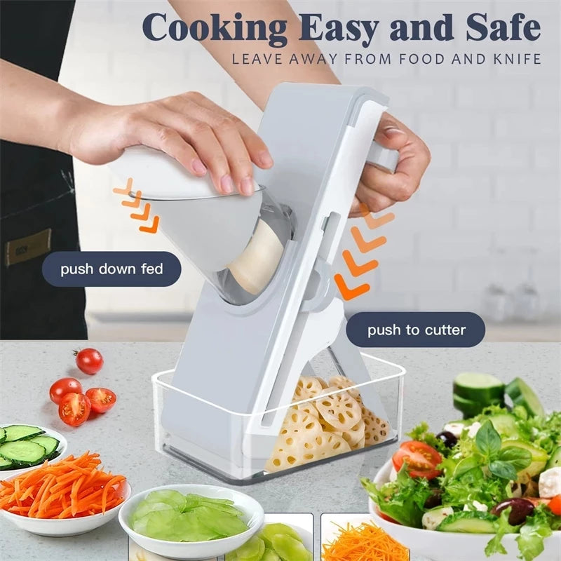 Euro Hauz 8 in 1 Vegetable Slicer