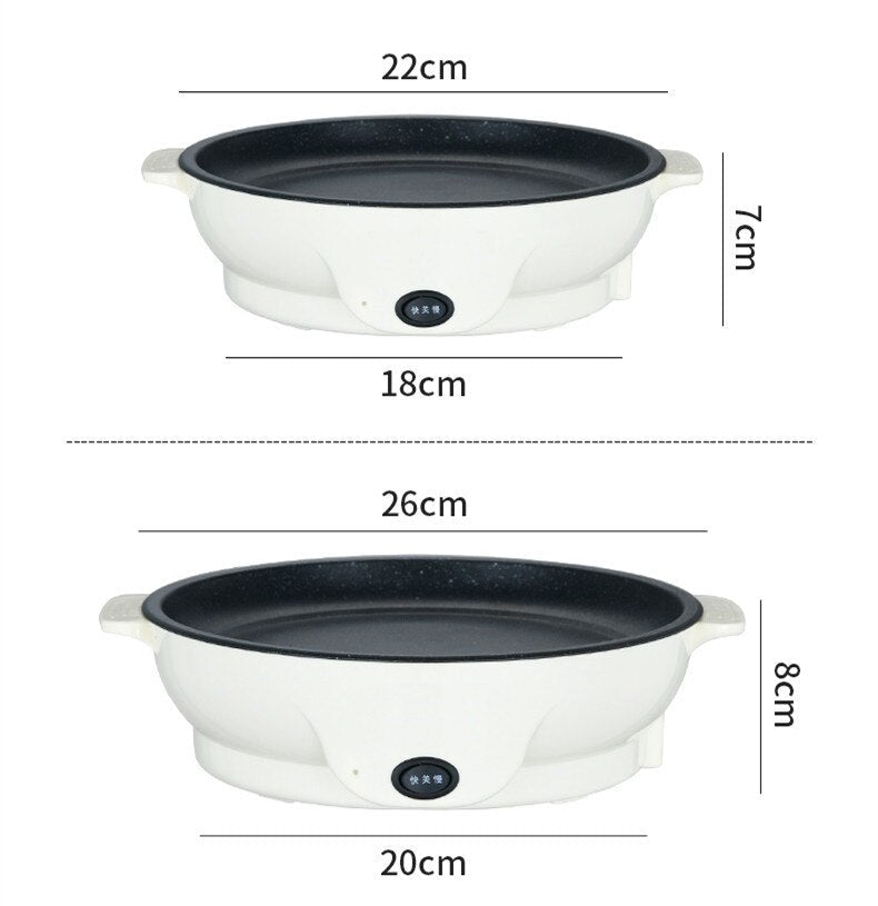 Euro Hauz Mini Electric Frying Pan