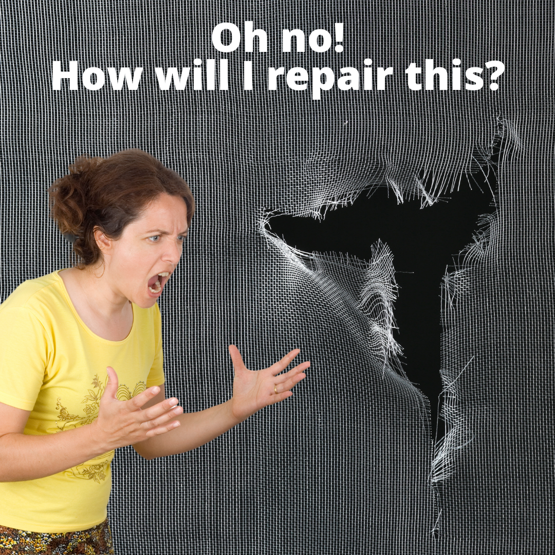 2M Screen Repair Tape Window Door Black Adhesive Sticker Mesh Roll Patch Tape