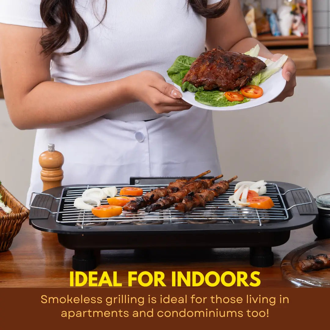 Eurohauz™ Smokeless Grill with FREE 8pcs KNIFE SET