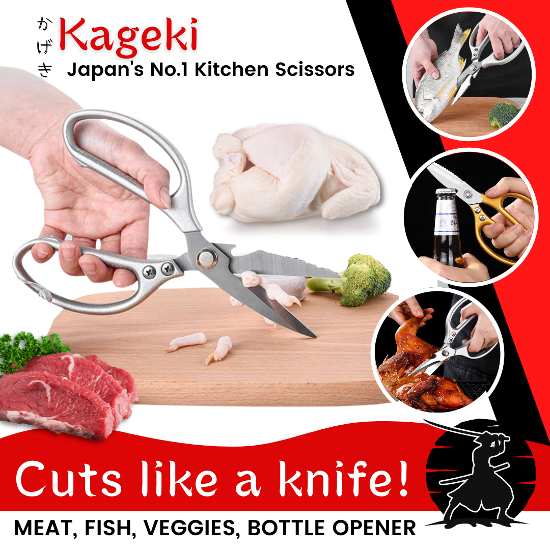 Kageki™️ Japanese Stainless Steel Meat Scissors