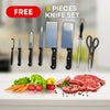 EuroHauz™ Smokeless Grill with FREE 8pcs KNIFE SET