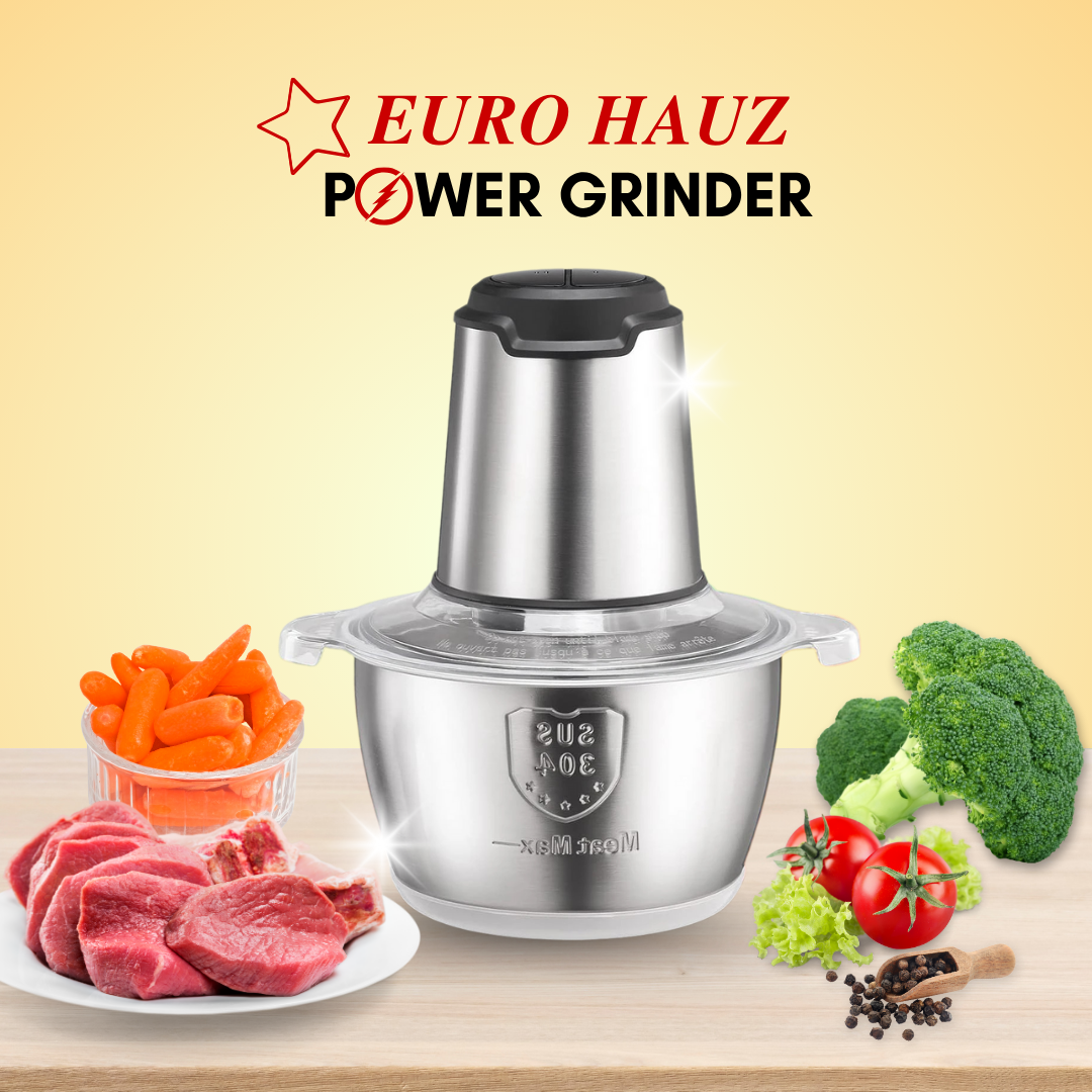Eurohauz™️ Power Grinder with FREE 8pcs KNIFE SET
