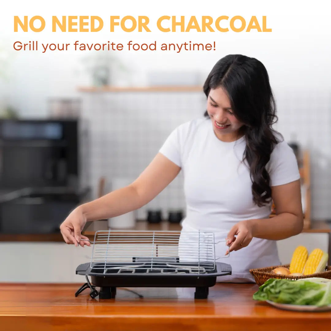 Eurohauz™ Smokeless Grill with FREE 8pcs KNIFE SET