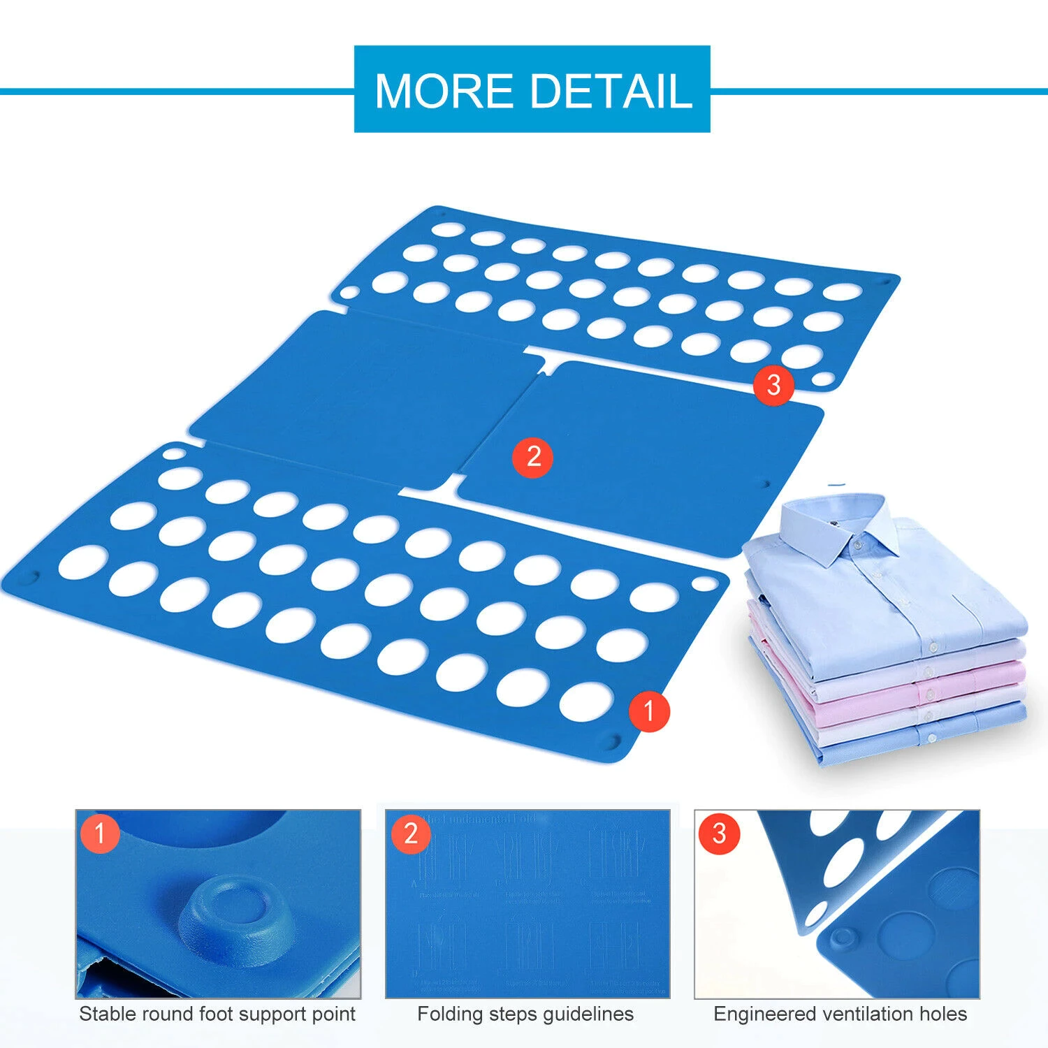 Quick Shirt Folding Board
