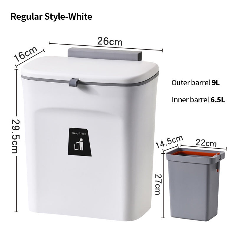 Wall Mounted Kitchen Waste Trash