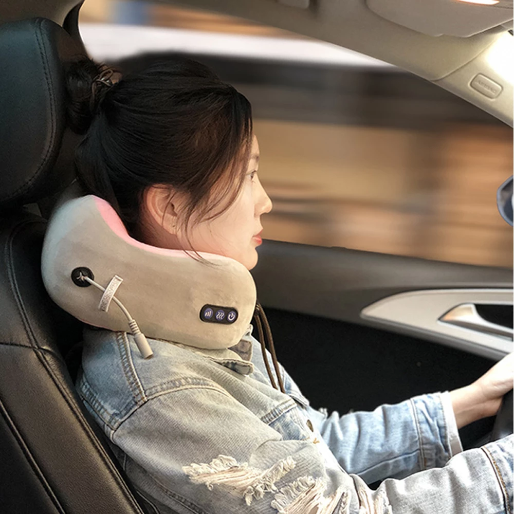 Relaxing Ergonomic Neck Pillow Massager
