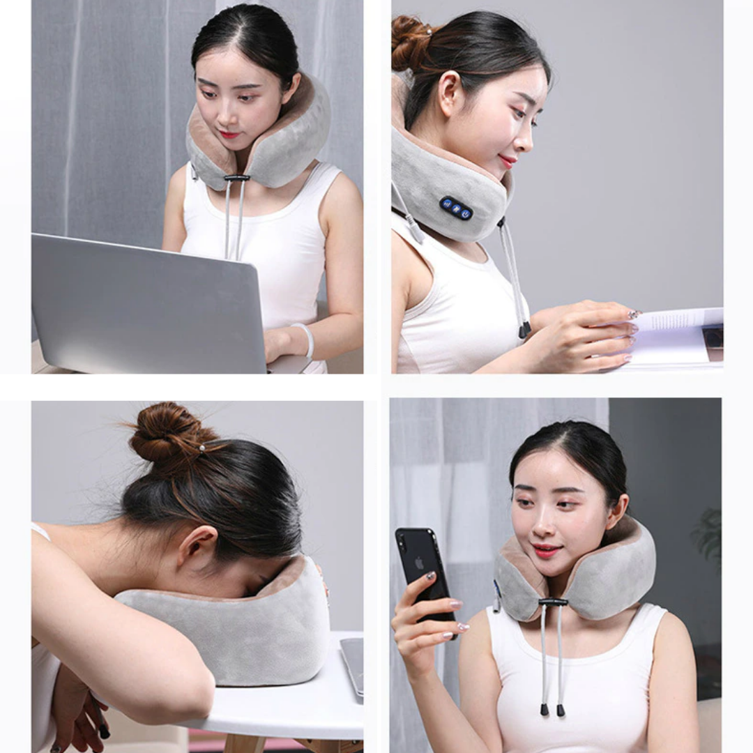 Relaxing Ergonomic Neck Pillow Massager