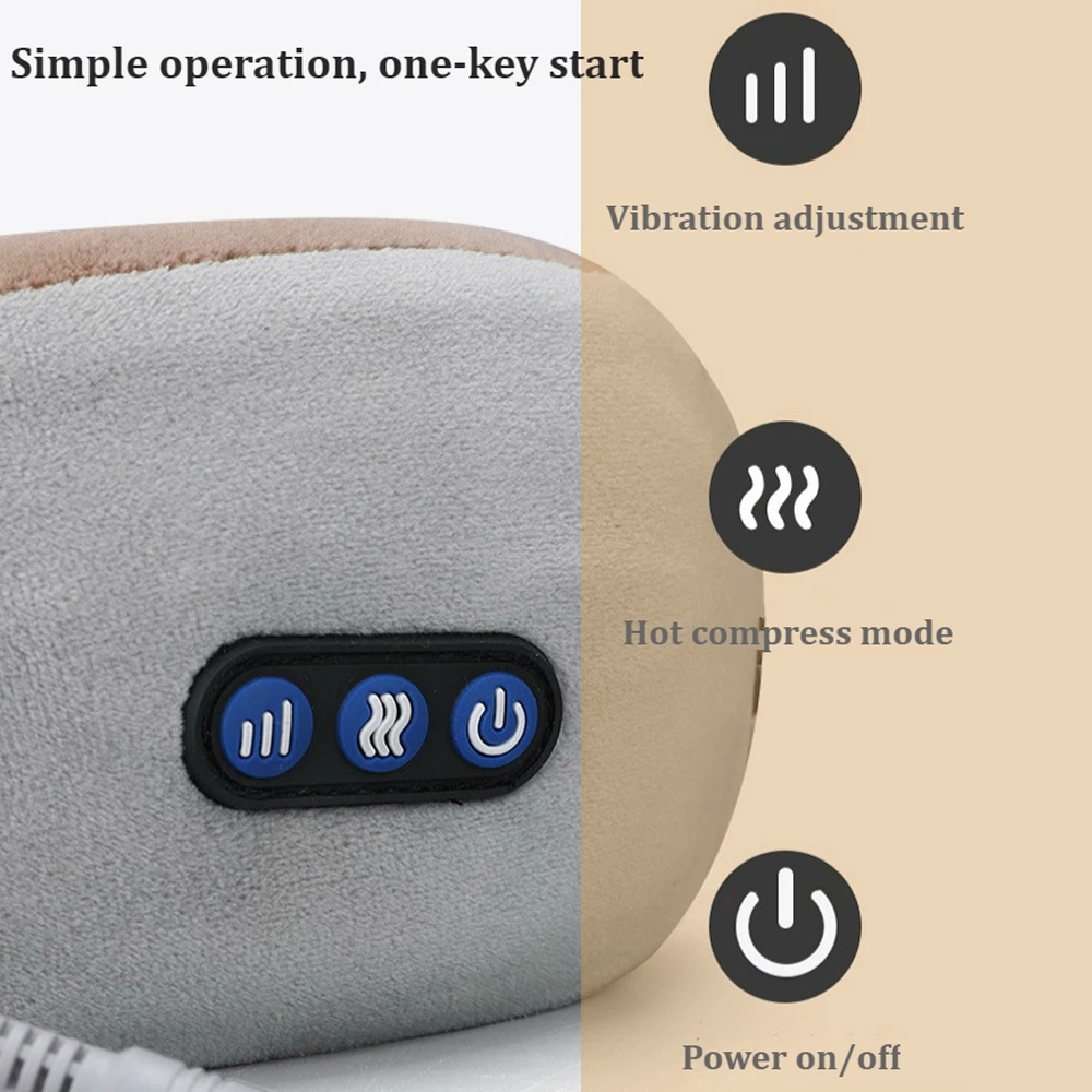 Relaxing Ergonomic Neck Pillow Massager