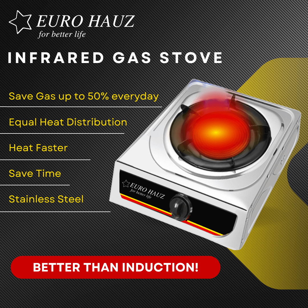 EuroHauz™ Infrared Gas Stove with FREEBIES